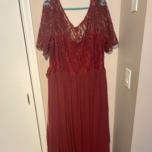 Women Plus Size Chiffon Evening Dresses Long Prom Bridesmaid Gown